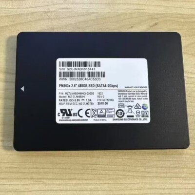 Samsung SSD 480GB SM863a MZ-7KM480N Solid State Drive MZ7KM480HMHQ-00005 Genuine
