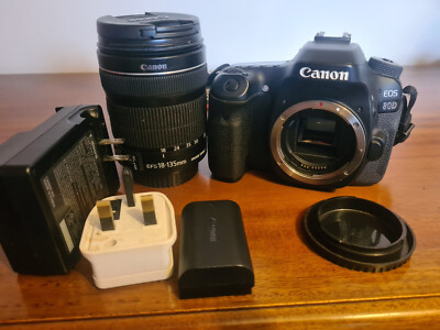 canon 80d ef-s camera w canon 18-135mm f3.5-5.6 IS STM lens plus Expanded Guide