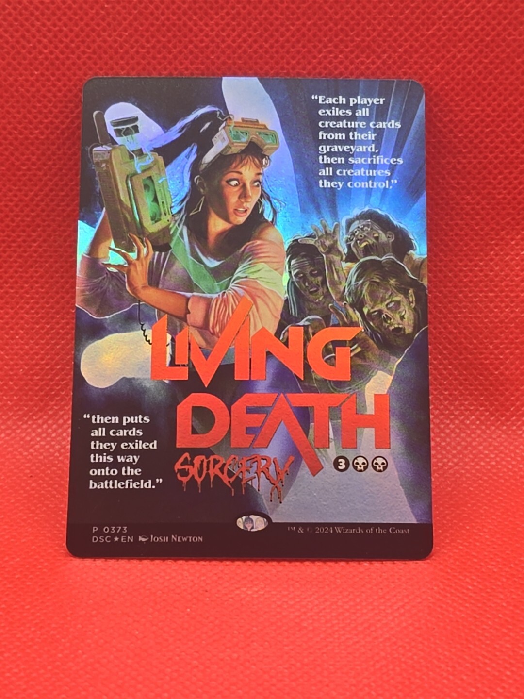 MTG Living Death SHOWCASE BORDERLESS FOIL  0373  DSC Duskmourn