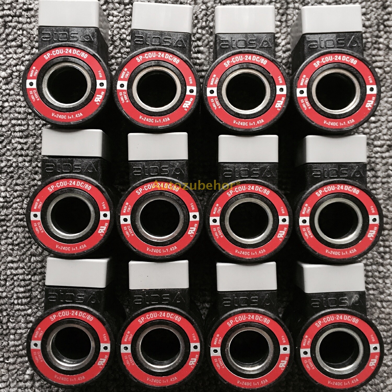 Bobina Elettrovalvola SP-COU-24DC/80 E 12DC/80 - Diametro 18mm, Altezza 39mm - Per Impianti Idraulici E Automazione