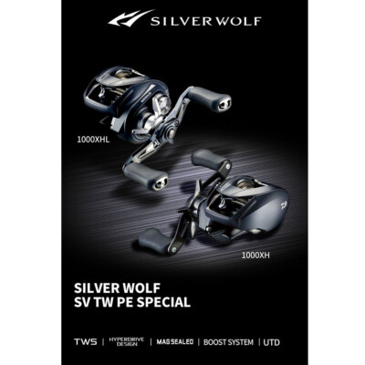 2022 Daiwa Silver Wolf SV TW PE Special Baitcasting Fishing Reel