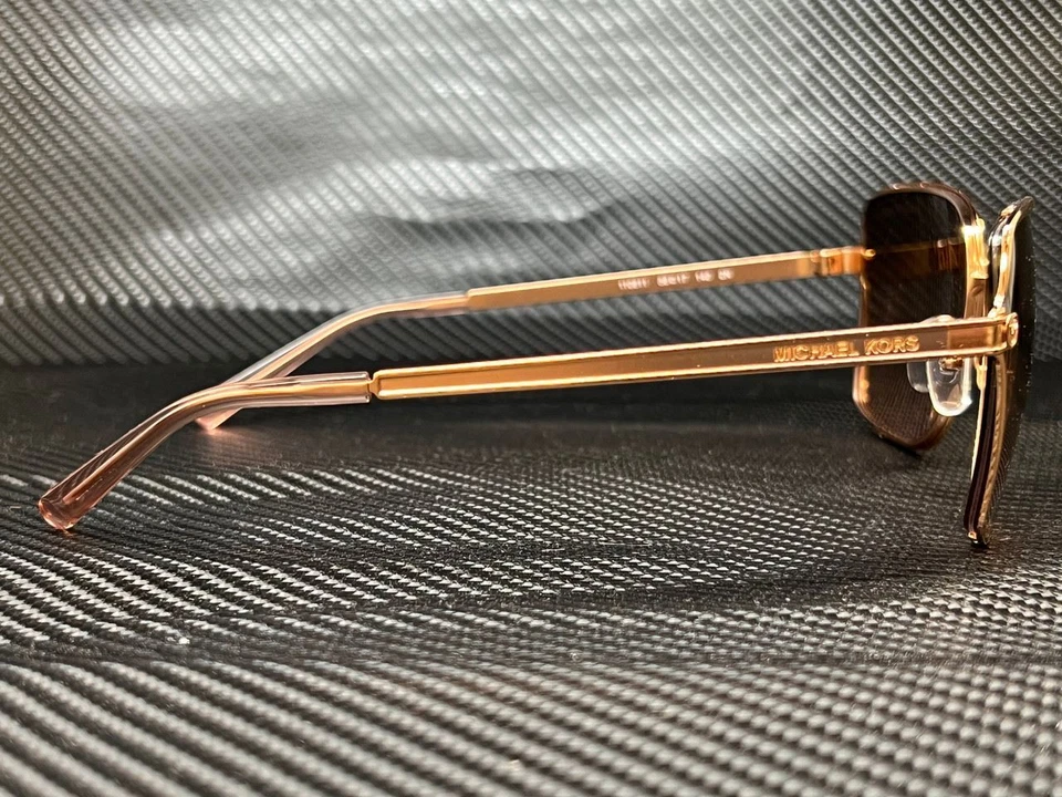 Очки солнцезащитные женские MICHAEL KORS MK1087 110811 блестящие розовое золото квадратные 56 мм - Изображение 3 из 4