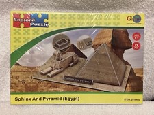 3d puzzles for kids Sphinx and Pyramid, item GT540D, new/never open