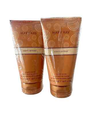 Mary Kay Warm Amber Sugar Scrub 6.5 Oz. NEW SEALED [2 PACK]