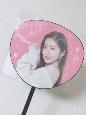 Red Velvet Round Hand Fan Irene K-pop Idol Group Official Goods