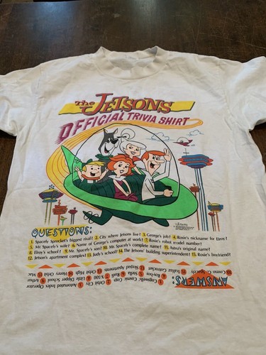 Vintage 1990 the jetsons T-shirt For Men Women Tee Size S-4XL VN1229 - Picture 1 of 3