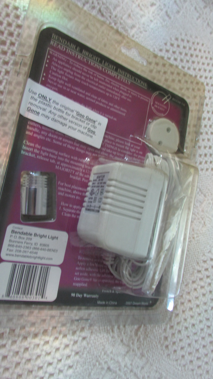 NEW Sewing Machine Bendable Bright Light Powerful LED With flexible Arm