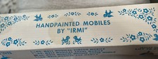 2 Vintage Hand Painted Mobiles by IRMI Fairytale  Mother Goose Orig. Box Mint 