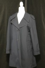 Women's Harbor Master Sailor Style Blue Overcoat With Red Satin Lining Size 38r