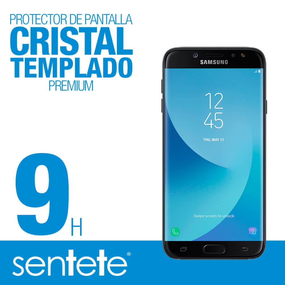 Sentete® Samsung Galaxy J7 (2017) Protector de Pantalla Cristal Templado PREMIUM