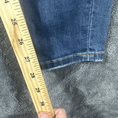 Judy Blue Relaxed Fit Jeans Sz 7 / 28x28 Distressed Knees Mid Rise Stretch 90s - Picture 8 of 20