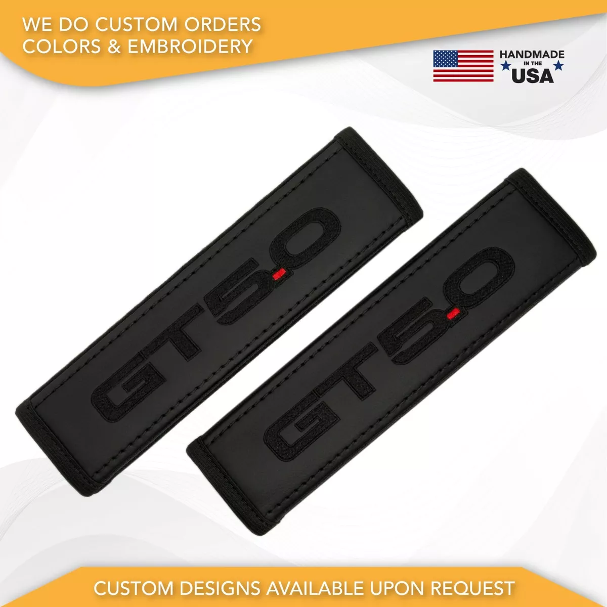 Mustang seat cheap belt covers