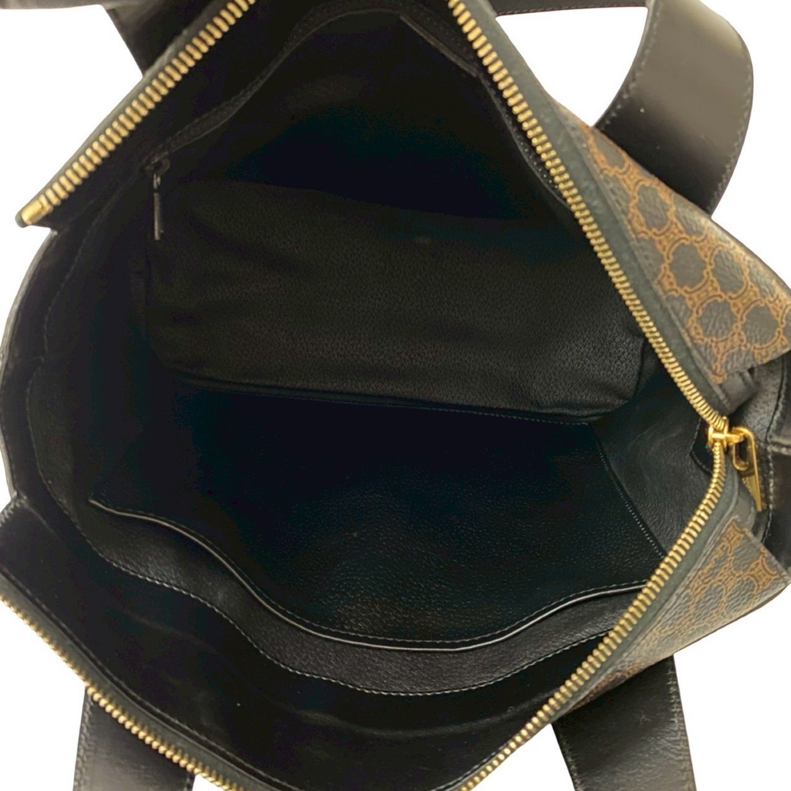 CELINE Macadam pattern circle logo hardware leath… - image 9