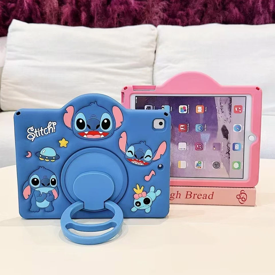 Funda con soporte para niños Air Pro Stitch para iPad 2025 11th A16 10th 10.9" mini 7 6 Foto 2 de 4
