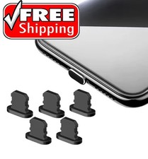 Dust Plug Type-C USB Charging Port Protector Metal Cover For Smart 5 pcs