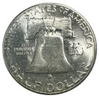 1949-S Franklin Half Dollar 416 CHBU better date in the series — photo 2
