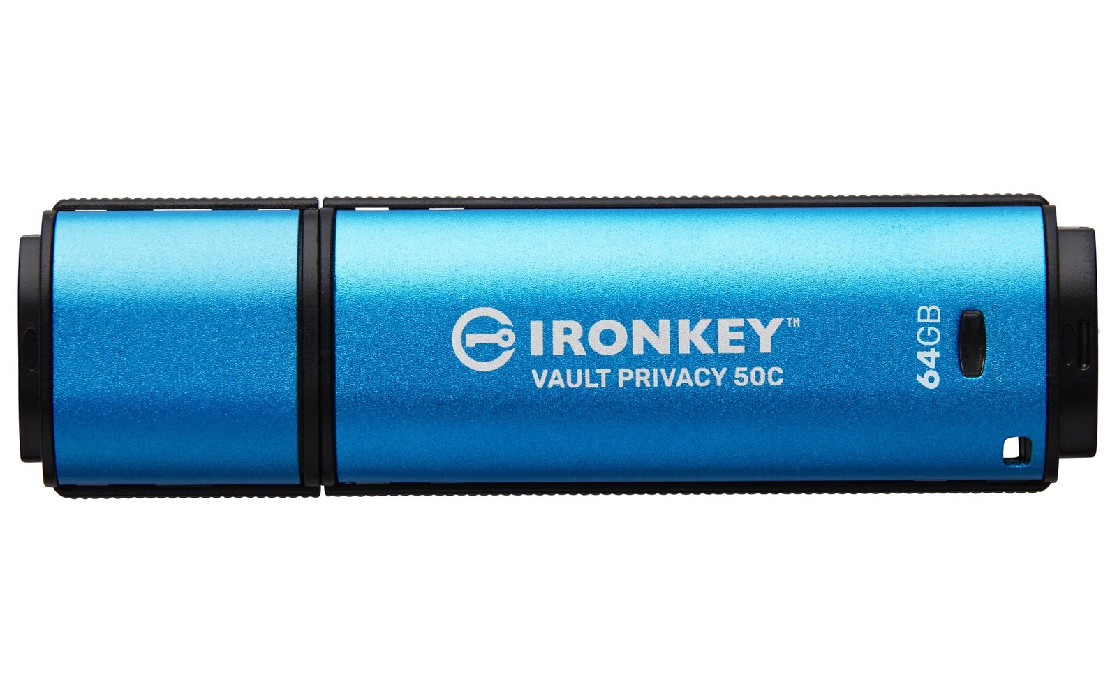 Kingston Technology IronKey 64GB USB-C Vault Privacy 50C AES-256 Encrypted,