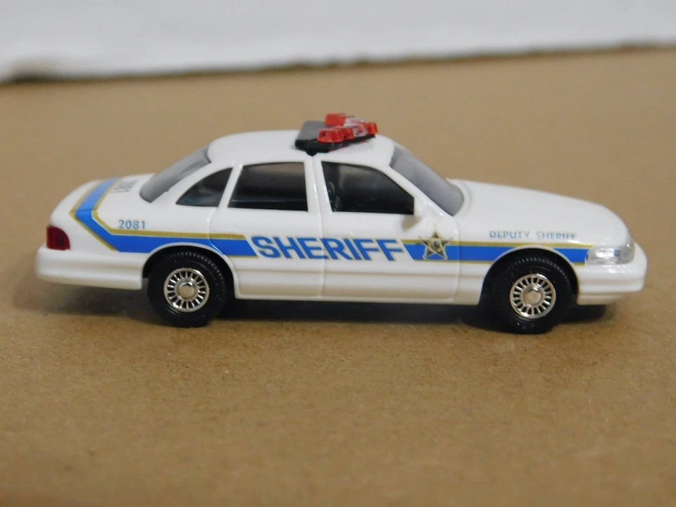 Ford Crown Vic Busch 49034 1/87 HO 2014 alguacil adjunto de la ciudad de Nueva York nuevo en caja Foto 4 de 4