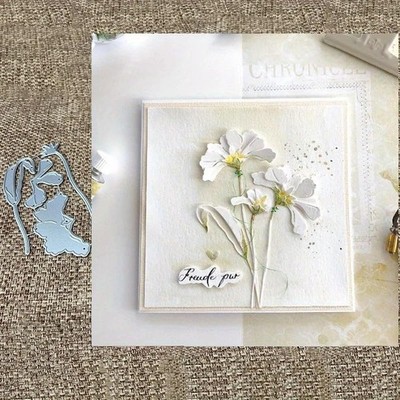 3D Backgrounds Frame Metal Cutting Die for Scrapbooking, New Cutting Dies DIY