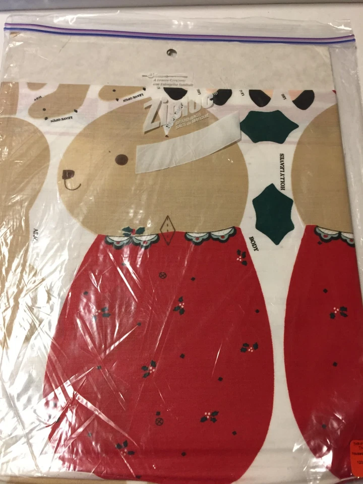 Daisy Kingdom Noel Ballerina Bunny Fabric & Pattern - Image 2 of 2