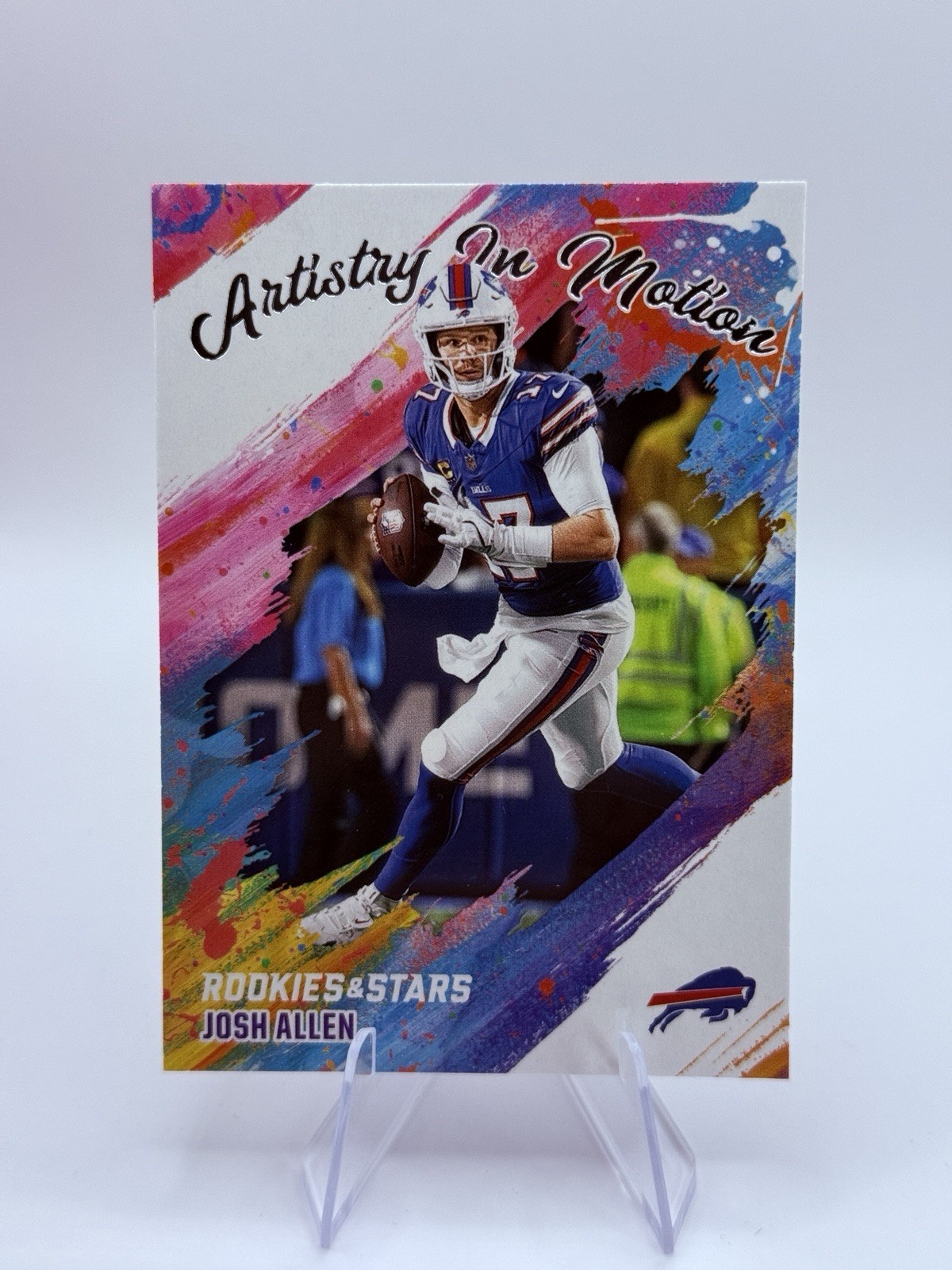 Josh Allen 2025 Panini Rookies Stars #3 Artistry in Motion Insert Buffalo Bills