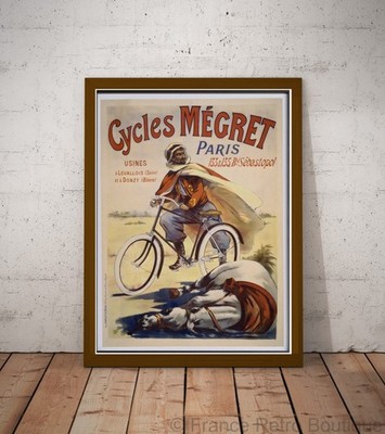 Poster-Poster Fahrrad Cycles Megret Paris