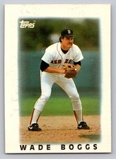 1986 Topps Major League Leader Minis #3 Wade Boggs Red Sox
