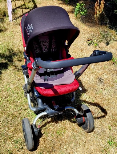 Jane Rider All Terrain - Red Pram Stroller Pushchair originally £300+ - Picture 6 of 8