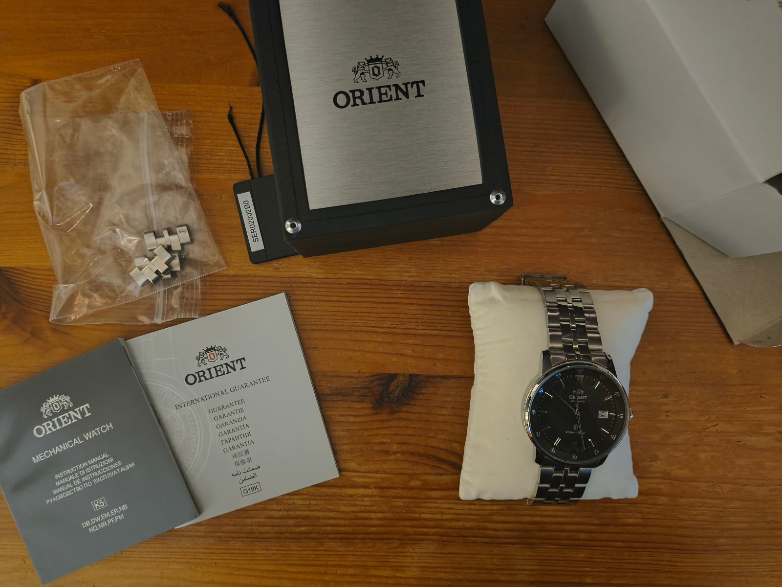 Orient Agent Automatic Watch Sapphire Crystal #ER… - image 1