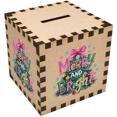 ''Christmas Tree Merry And Bright'' Spardose / Sparschwein (MB00111889)