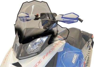 Powermadd Cobra Windshield Tall 17.5'' Clear/Black Fade #13432 Ski-Doo