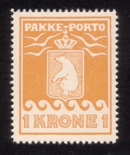 GREENLAND 1937 Pakke porto / Parcel Post Shultz Issue Facit P16 / Scott Q8 MNH
