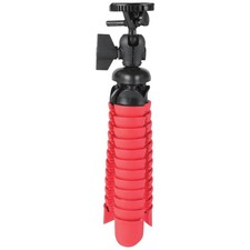 Deco Photo 12-Inch Compact Rubberized Spider Tripod Support, Large Red SP12-
