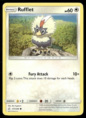 2019 Sun & Moon - Cosmic Eclipse Rufflet Basic/Common #177