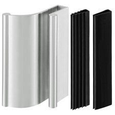 Glass Sliding Shower Door 3" Handle Chrome Plating , for 1/4" and 3/16" Thic...