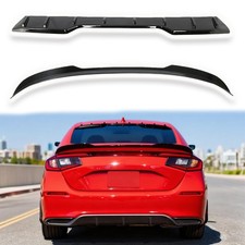 Duckbill Trunk Roof Spoiler Black for Honda Civic 2022-2025 Hatchback