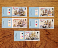 2005 Jersey Sg 1247/1251 Bicentenary of the Battle of Trafalgar MNH Stamps