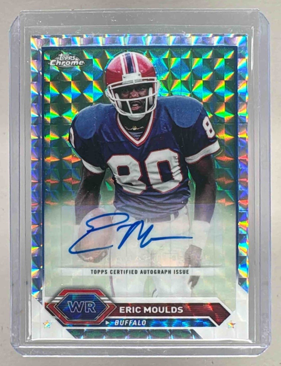 Eric Moulds 2023 Topps Composite #TCA-EMO Geometric Chrome Auto