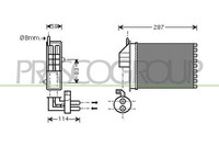 Prasco WäRmetauscher Innenraumheizung FüR Fiat Seicento/600 1.1 0.9