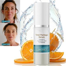 NEW Total Package Serum, All-In-One Vitamin C, Hyaluronic Acid, Peptides Serum