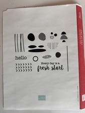 Stampin Up Paper Pumpkin Day By Day Stamp Set Dec 2018 Retired 14 Stamps