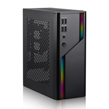 Mini-ITX Case PC RGB, USB 3.0, Case PC Gaming Compatto, SFF Computer Case