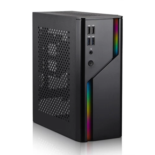 Mini-ITX PC-Gehäuse RGB, USB 3.0, Kompaktes Gaming PC Case, SFF Computer Cases