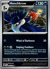 Honchkrow Reverse Holo Uncommon ME02: Phantasmal Flames 058/094 NM