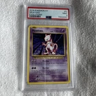 Pokémon Mewtwo TCG PSA 9 MINT #51 XY Evolutions Rare Holo Card Cracked Ice