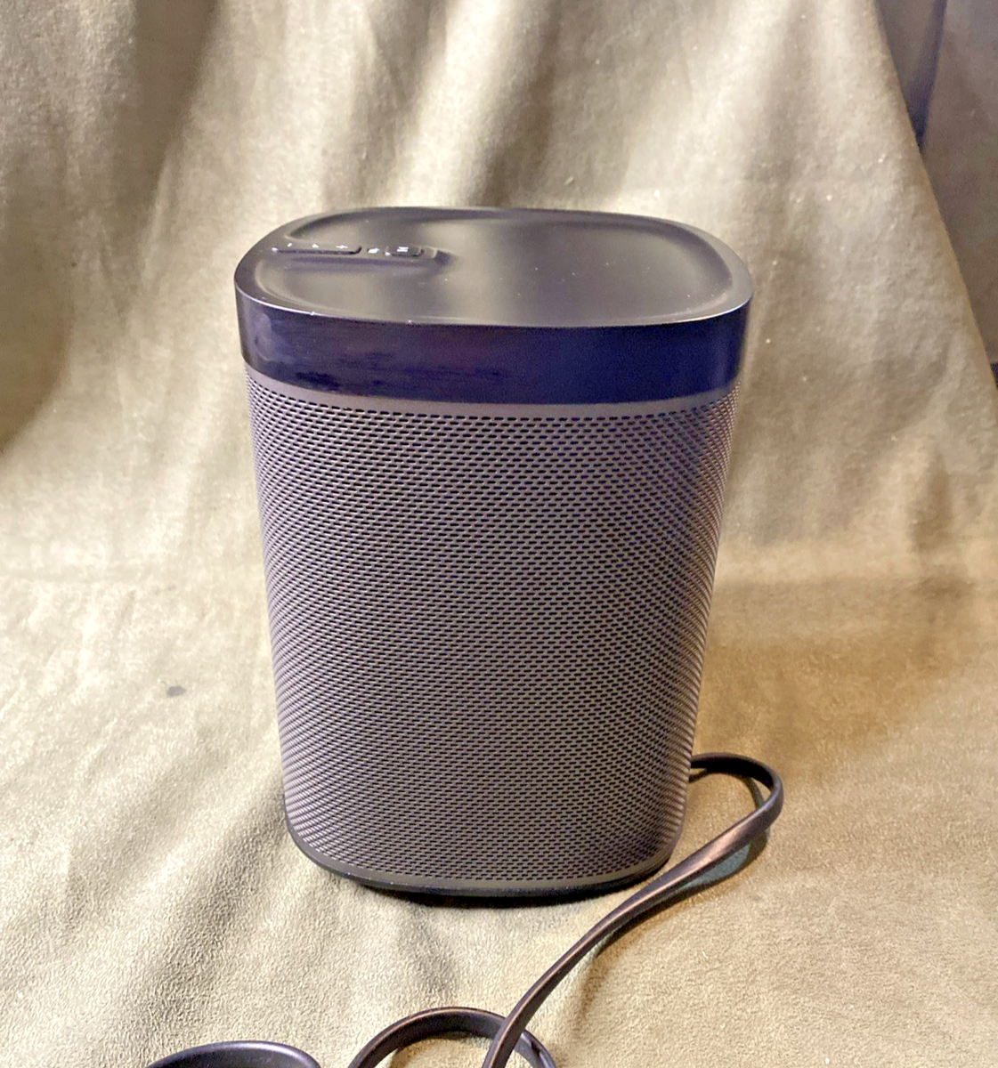 Sonos Play 1 Wireless Compact WiFi Speaker Black w/ Cord ~Tested