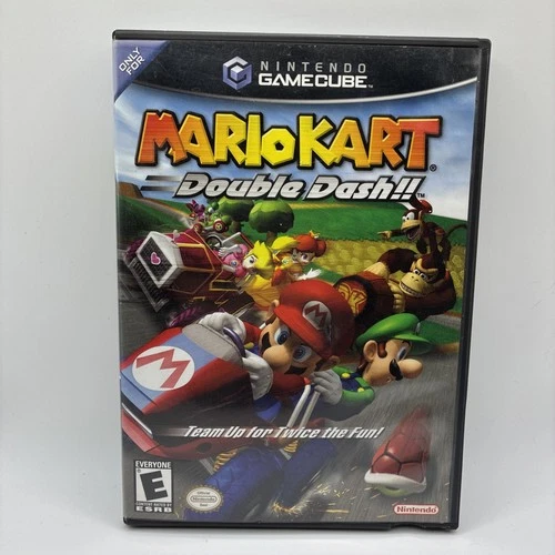 Mario Kart Double Dash (Nintendo GameCube 2003) CIB Complete Black Label Tested