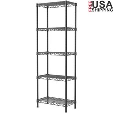 Heavy Duty Adjustable Storage Shelving Unit Home Office Utility Organization New