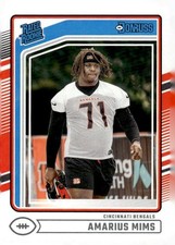 Amarius Mims 2024 Donruss #350 RC Cincinnati Bengals