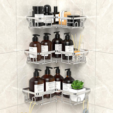 Mensola Doccia Angolare, Porta Sapone per Doccia Acciaio Inox, Porta Bagnoschium